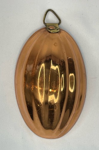 Set Of 4 Small Copper Tin Lined Hanging Molds - Picture 14 of 23