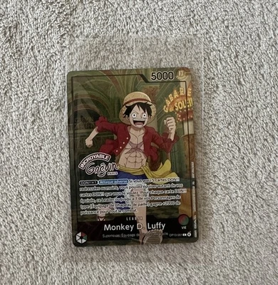 Carte One Piece TCG – Monkey D. Luffy OP13-001 – Musée Grévin Paris Exclusive - Photo 1/2
