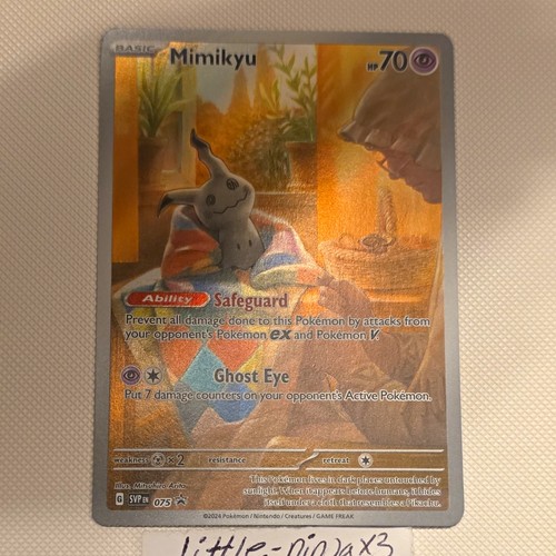 The Pokémon Company Mimikyu SVP 075 Scarlet & Violet Promo Holo Basic 70 HP