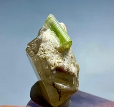 Natural Tourmaline Crystal With Quartz Crystal Specimen From Afghanistan 61 C T
