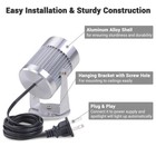Pinspot Stage Effect Light Disco Party KTV Club Display Beam Spotlight Aluminum — photo 4