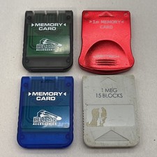 SONY, PlayStation Memory Card Lot of 4