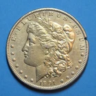 1891 cc Morgan dollar