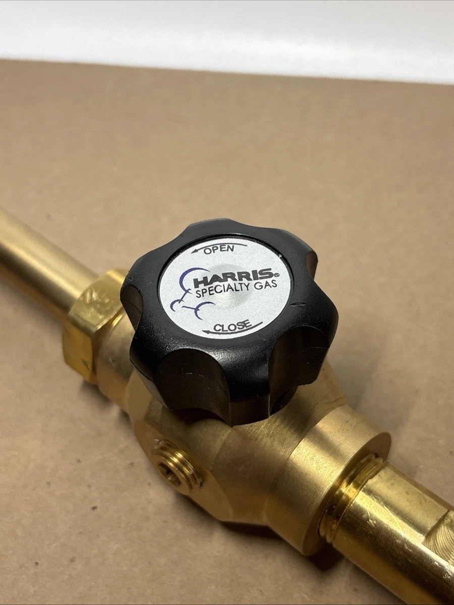 Harris Specialty Gases Brass Valve Manifold Assembly 17-3/8” Length photo 5