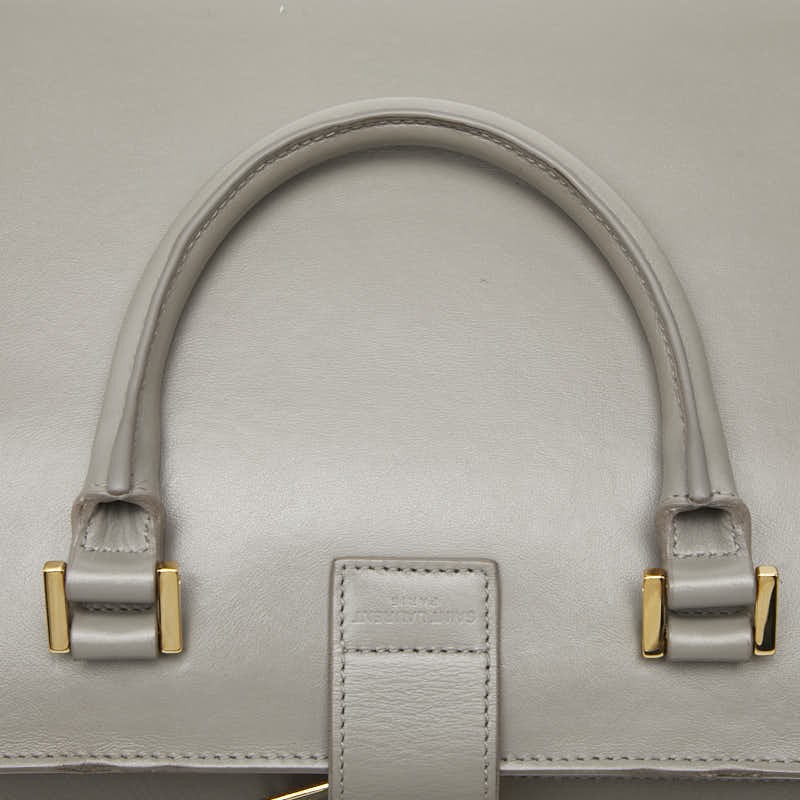 SAINT LAURENT YSL logo Handbag Shoulder Bag 2WAY Women 【Used】 thumbnail 8