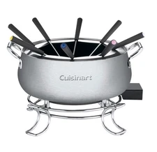 Cuisinart Electric Fondue Set,3-Quart, Nonstick Interior, Stainless Steel
