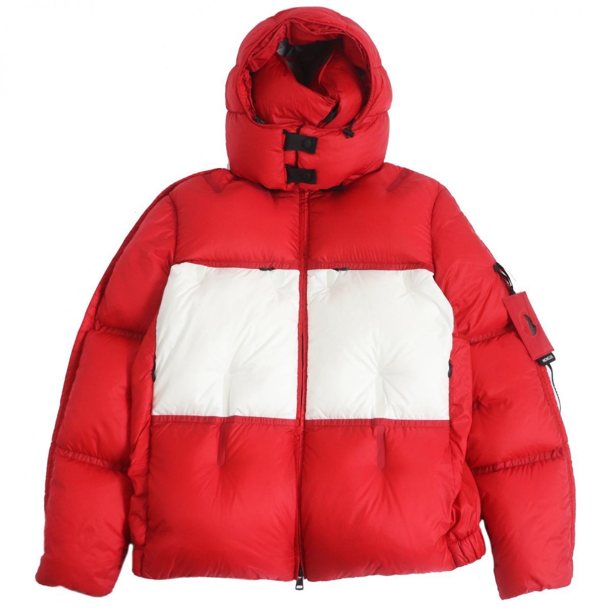 Moncler Genius 5 Craig Green Coolidge Hooded WZIP Down Jacket in Red 20AW Item 19
