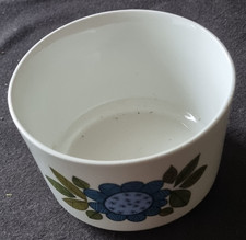  J & G Meakin Studio Topic Sugar Bowl Blue flower Pattern 1960s