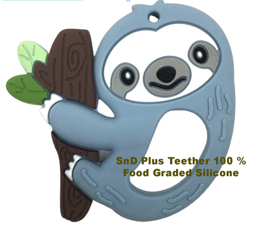 SnD Plus Animal Baby Dentiether Giocattolo per Dentizione in Silicone Senza BPA per Neonati Bambino - Foto 1 di 32