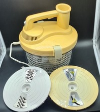 Essoreuse à salade Électrique,  tranche, hache et râpe