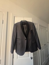 Ben Sherman man dress suite, 34 size, grey with black collar. Very good conditio