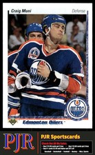 Craig Muni 1990-91 Upper Deck #21 Edmonton Oilers