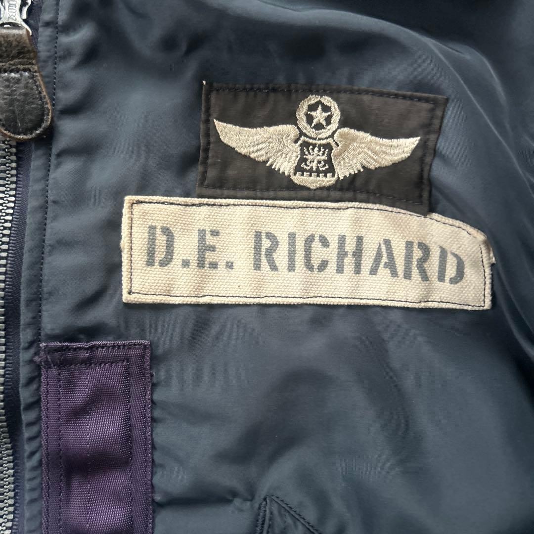 BUZZ RICKSON'S L-2A Flight Custom Model Jacket Bl… - image 7