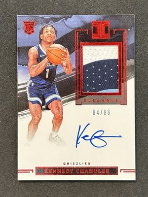 2022 Panini Impeccable - Kennedy Chandler RPA /88 3 COLOR PATCH ROOKIE AUTO #138