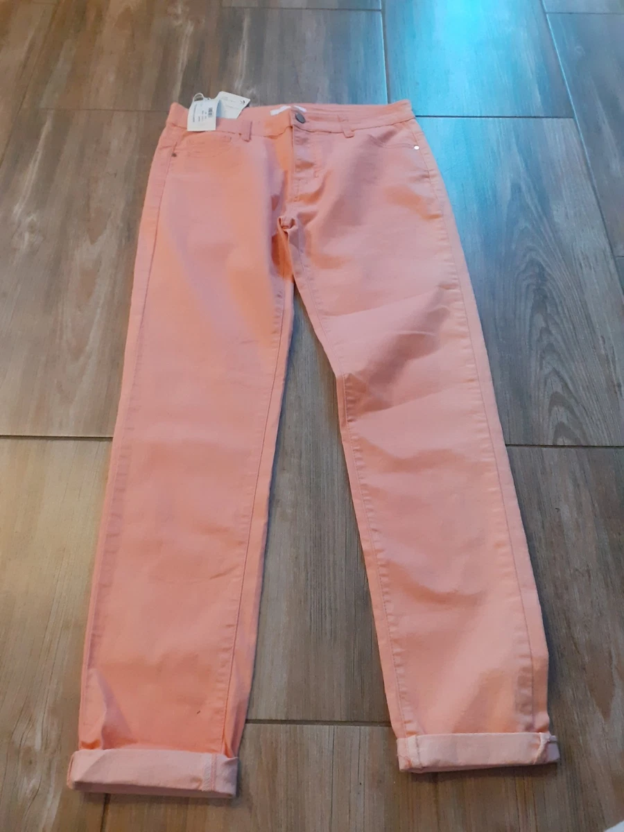 Pantalon Rose Stretch JOCAVI - Taille 42, Jambe Droite, Neuf Avec étiquettes