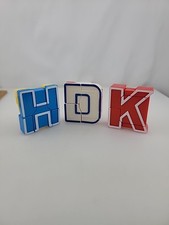 ALPHA BOTS Transforming Alphabet Robot Toys H, D And K