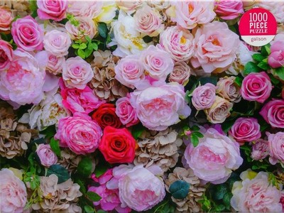 Galison English Roses 1000 Teile Puzzle von James Ogilvy - vollständig
