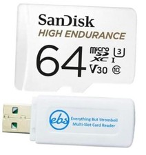 SanDisk 64GB High Endurance MicroSD Card Works with Wyze Outdoor Cameras