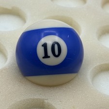 Billiard Pool Ball Replacement Standard 2 1/4 inch - Blue Stripe 10
