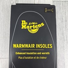 Dr. Martens Insoles Warmwair Insulated Faux Fur Insoles Size M 10 W 11 NIB