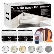 Tub and Fiberglass Shower Repair Kit, Porcelain Repair Kit Color Match Porcelain