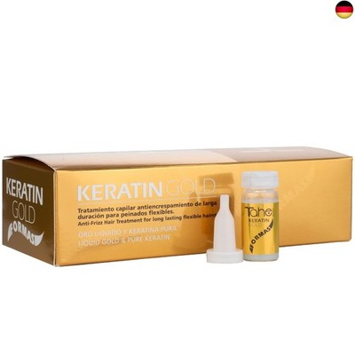 Tahe Botanic Keratin Gold Bildet Kapillarbehandlung 10 Ampullen, 100 ml