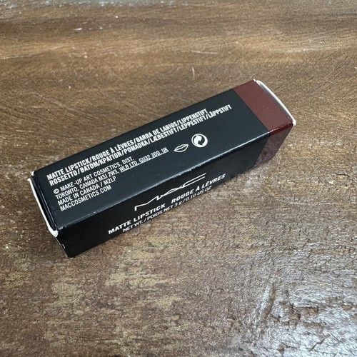 New MAC Cosmetics Matte Lipstick #613 Sin Color New Old Stock In Box - Picture 5 of 9