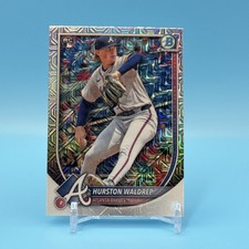 2025 Topps Bowman - Hurston Waldrep #61 Chrome Mojo Refractor (RC)