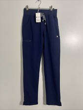 FIGS Yola Yoga Waistband Skinny Scrub Pants Navy Blue Women s Size XXS