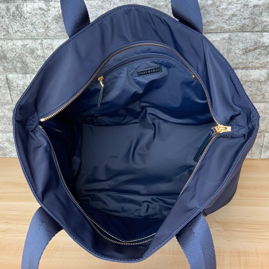 Tory Burch Tote Bag Shoulder Bag Nylon Navy Women's From Japan thumbnail 19