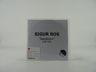 SIGUR ROS SAEGLOPUR (B72) 1 Track Promo CD Single including White Sleeve EMI