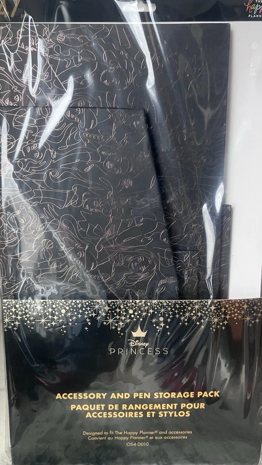 The Happy Planner Disney Princesa Escritorio Almacenamiento Organizador Caja Y Caja Pluma Nuevo Foto 2 de 4