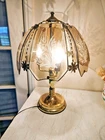 Vintage Large 21" Candelabra 3 Bulb Touch Lamp (Read)