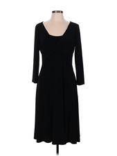 Chaps Women Black Casual Dress L