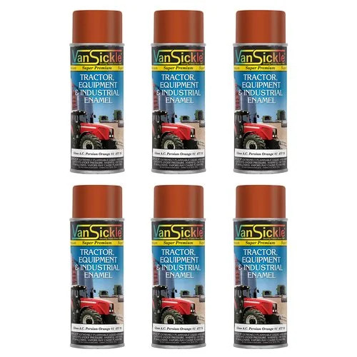 Allis Chalmers Persian Orange Tractor Paint Aerosol 6-Pack