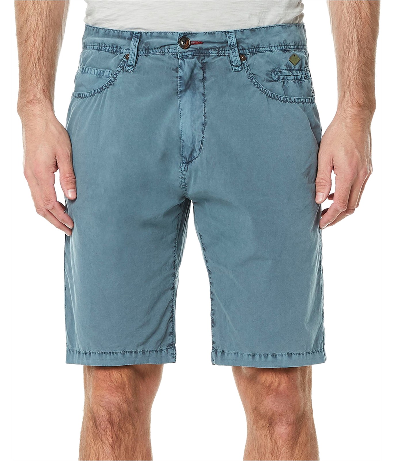 Повседневные мужские шорты-бермуды Buffalo David Bitton с 6 карманами синий 40 5690₽