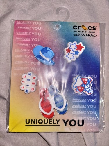 Crocs Jibbitz American Summer USA Shoe Charms 5 Pack - Picture 5 of 5