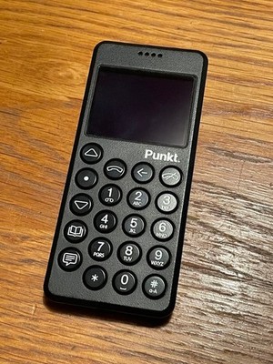 Punkt MP02 Minimalist Mobile Phone Light Blue 4G LTE Bluetooth Wi