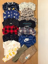 Carter's, Nike, Others Infant Boys Clothing Lot of 14 2 New Size 9 Months