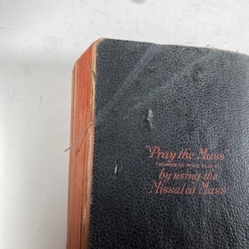 Official Holy Name Manual Missal 1944 Imitation Leather Father Stedman - Picture 11 of 11