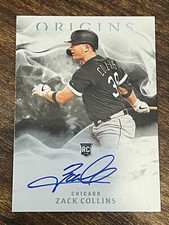 2020 Panini Chronicles Origins Signatures Zack Collins #34 Rookie Auto RC