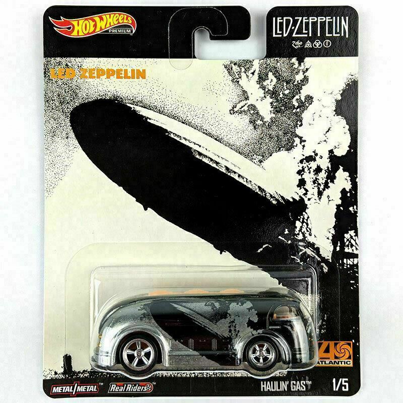 Hot Wheels 1/64 Premium Pop Culture 2020 Led Zeppelin Set of 5