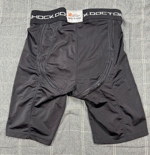 Shock Doctor Core Compression Shorts with Athletic Cup Pocket and Cup Size XL - Picture 4 of 6
