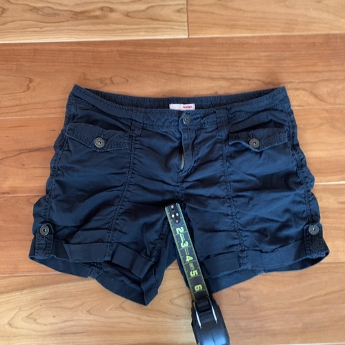 Bongo Girls Junior Casual Cargo Shorts Size 7 Black - Picture 5 of 8