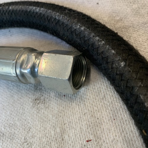 Air Brake Line New 60” Long J11402 Type A Braided - Foto 3 di 4