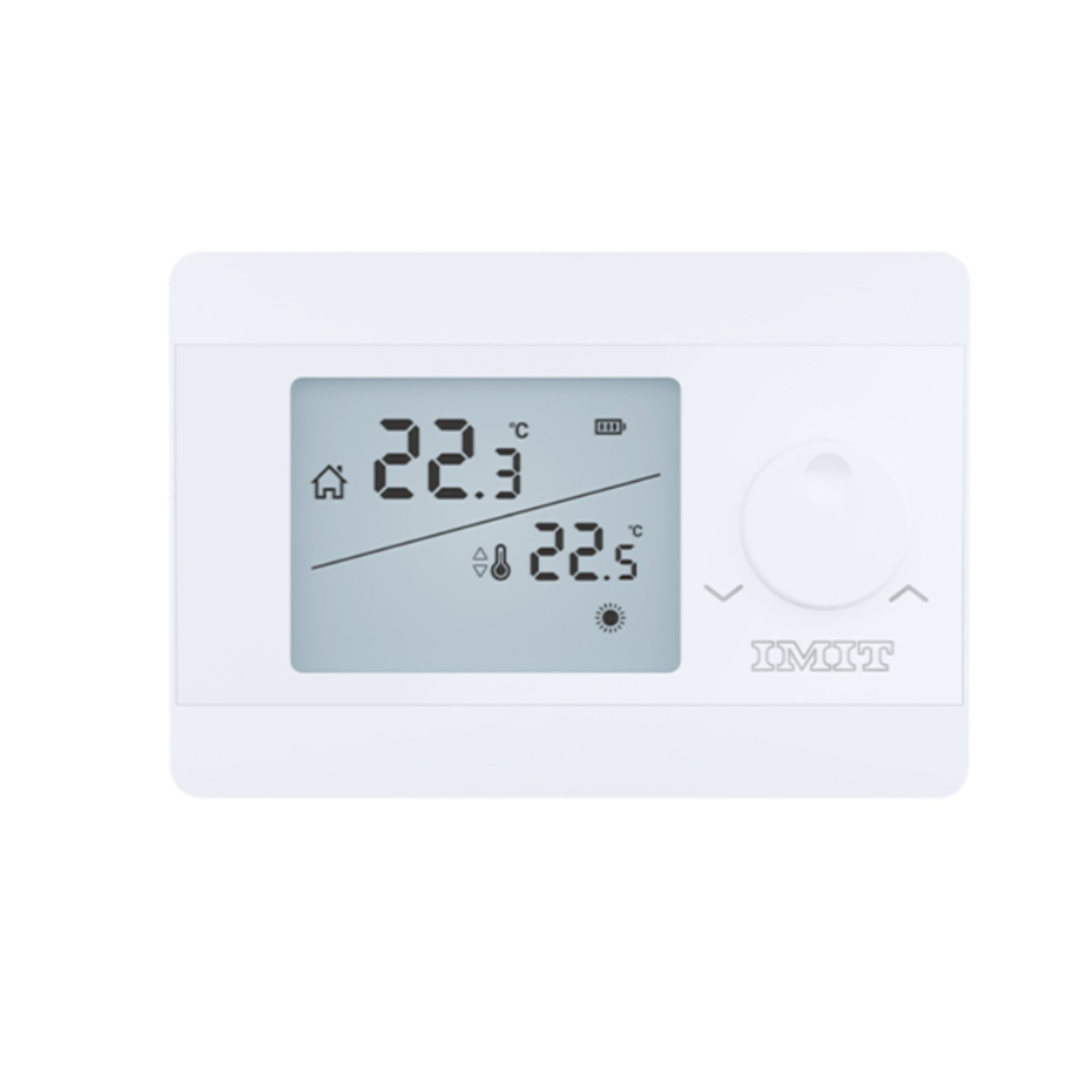 Termostato ambiente digitale a parete silver ta s