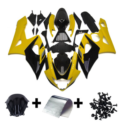 Injection Yellow Bodywork for 2005 2006 Suzuki GSXR1000 K5 05 06 ABS Fairing Kit