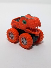 Spark Create Imagine Dino Monster Truck Movable Mouth Dinosaur Head Red Orange