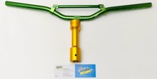 Manubrio Naked Verde + Mozzo Oro YAMAHA AEROX -MBK NITRO -MALAGUTI PHANTOM F12