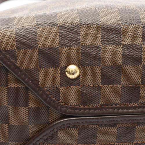 LOUIS VUITTON Duomo Crossbody Shoulder Bag N41425 Damier Canvas Leather Ebene LV - Picture 10 of 11